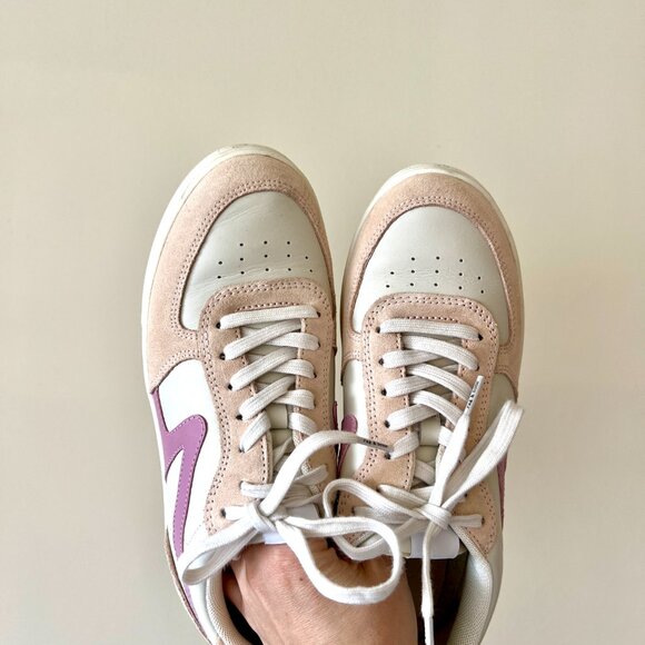 rag & bone Women's Retro Court Lace Up Sneakers, Sz 7, Dove/Sakra - Picture 5 of 5